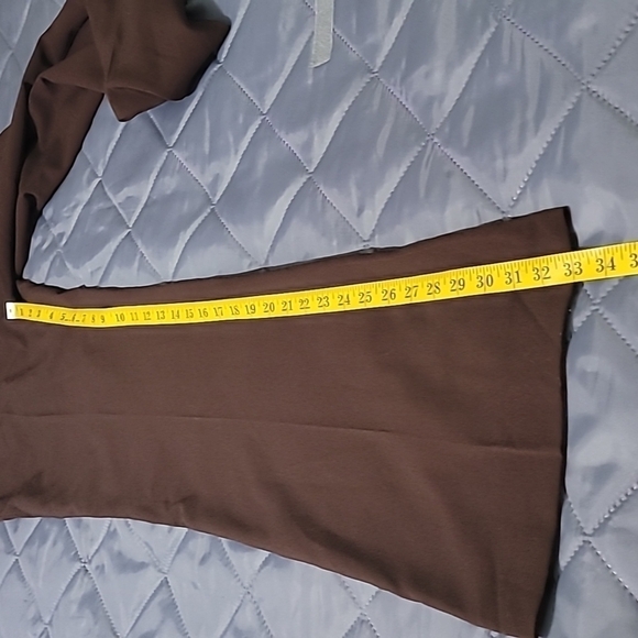 Luciano Dante' Women's Brown  Trousers Size 12 - Picture 9 of 12
